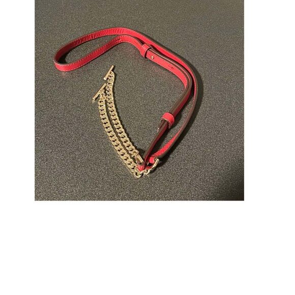 ***NWT**Michael Kors Scout Leather Crossbody Bag - RED - Picture 4 of 5